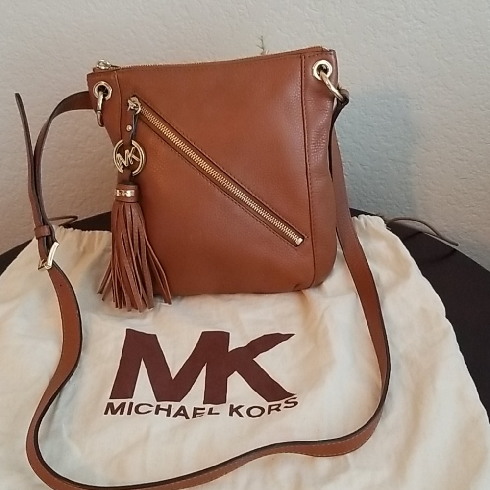 Michael Kors Leather Crossbody Bag